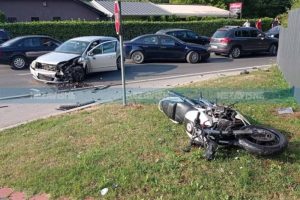 Sudar u Banjaluci: Motociklista povrijeđen u saobraćajoj nesreći