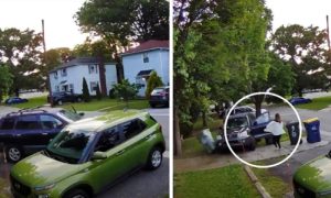 Otvorila vrata da bolje vidi okolinu: Izlazila iz parkinga pa ispala iz auta VIDEO