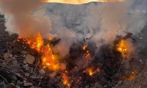 Zbog velike količine metana i otpada: Buknuo požar na gradskoj deponiji u Valjevu
