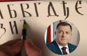 Dodik: Stimulisaće se upotreba ćirilice