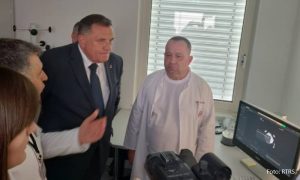 Dodik i Šeranić u Bijeljini: Bolnica “Sveti vračevi” dobila savremeni CT aparat FOTO