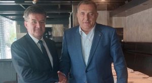 Dodik se sastao sa Lajčakom: O političkoj situaciji u BiH i regiji FOTO