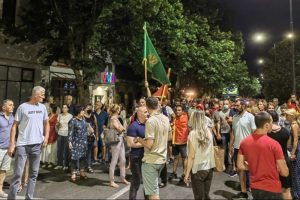 U Podgorici održan protest zbog najave usvajanja Temeljnog ugovora