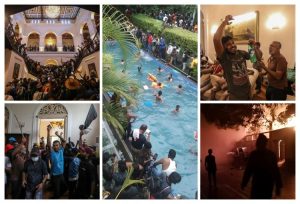 Kupanje u bazenu, teretana, pa paljenje vile: Demonstranti oterali lidere VIDEO