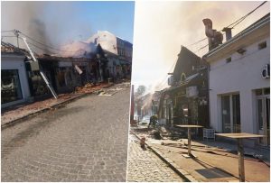 Šest lokala potpuno uništeno: Lokalizovan požar u centru Valjeva
