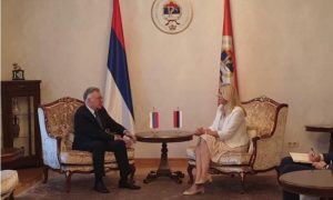 Sastanak Cvijanovićeve i Kalabuhova: Opredijeljenost Srpske za očuvanje mira i stabilnosti