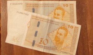 U otpadu najviše novčanica od 10 KM: U BiH za pola godine uništeno 8,23 miliona komada papirnog novca