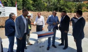Dodik, Ćorić i Mitrović u Semberiji: Posjetili gradilište auto-puta Bijeljina – Rača