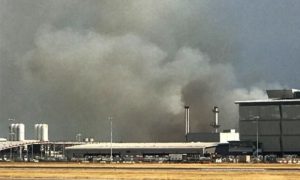 Sedamdesetak vatrogasaca na terenu: Požar izbio nedaleko od aerodroma