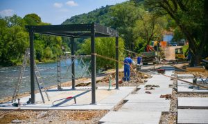 Završni radovi u toku: Nova plaža u Srpskim Toplicama spremna do sredine avgusta