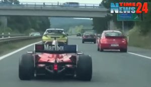 Misteriozni bolid Formule 1 „juri“ češkim autoputem VIDEO