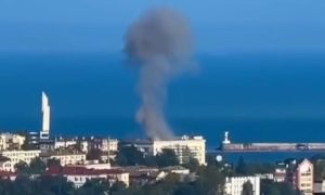Ukrajinski udar dronovima: Pogođeno sjedište crnomorske flote na Krimu VIDEO