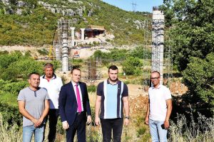 Obilaznica oko Trebinja: Intezivno napreduje gradnja mosta na Trebišnjici