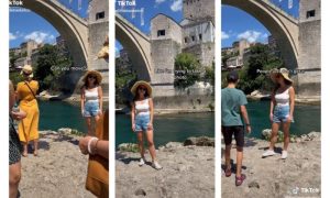Američka influenserka podigla prašinu: Objavila snimak iz Mostara uz poruku – “Budite bolji” VIDEO