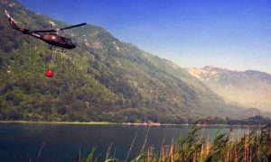Ugašen požar: Helikopteri Oružanih snaga BiH spriječili opasnost