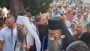 Patrijarh Porfirije predvodio večernju litiju u Herceg Novom
