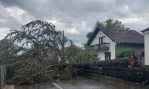Nevrijeme pogodilo Dubicu i Gradišku: Vjetar obarao stabla, oštećeni krovovi na kućama