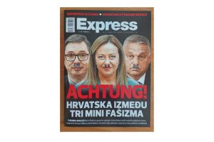 Skandalozna naslovnica hrvatskog magazina: Vučića, Meloni i Orbana uporedili sa Hitlerom
