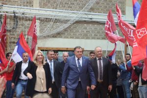 Dodik na centralnoj tribini SNSD-a u Ugljeviku: Srpska će sama izgraditi novu termoelektranu