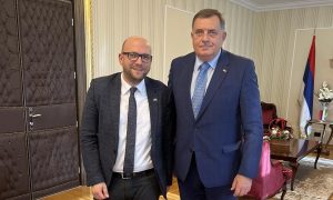 Nakon sastanka, šetnja Banjalukom: Dodik sa njemačkim predstavnikom podržao Berlinski proces VIDEO