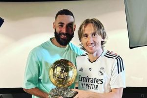 Modrić čestitao Benzemi: Zaslužio si to, prijatelju FOTO