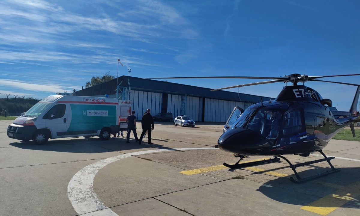 Helikopterski servis Srpske u akciji: Transportovano novorođenče iz Podgorice u Beograd