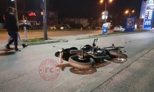Sudar motora i bicikla: U nesreći na Zapadnom tranzitu povrijeđene tri osobe