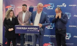 Borenović tvrdi: Sa 30 odsto obrađenih glasova Trivićeva vodi