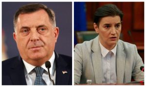 Dodik čestitao Brnabićevoj: Vaš izbor je važan i za sve u Republici Srpskoj