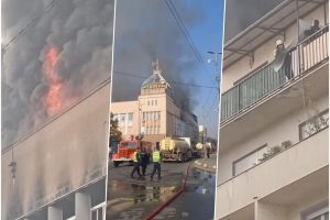 Lokalizovan veliki požar u Kruševcu: Vatra buknula u robnoj kući, nema povrijeđenih