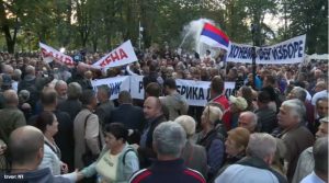 Počeo protest opozicije! Borenović najavio šetnju