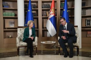 Vučić i Brnabićeva u Beogradu razgovarali sa Ursulom fon der Lajen