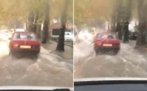 Kiša pada ne prestaje: Haos u Mostaru, niz puteve teku rijeke VIDEO