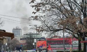 Crni dim u centru grada: Požar kod Boske u Banjaluci