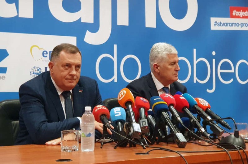 Dodik o detaljima razgovora: SNSD neće u vlast bez HDZ-a, a HDZ neće bez SNSD-a