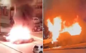 Na Palama izgorio putnički automobil VIDEO