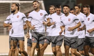 Odlično raspoloženje među Orlovima: Fudbaleri Srbije odradili prvi trening u Bahreinu