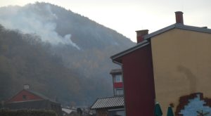 Nepristupačan teren: Niski šumski požar širi se prema vodozahvatu Guber
