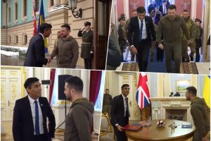 Riši Sunak doputovao u Kijev: Zelenskom obećao snažnu podršku Britanije