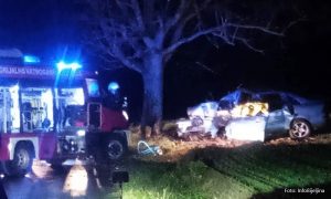 Saobraćajna nesreća u Bijeljini: Autom udario u drvo i poginuo