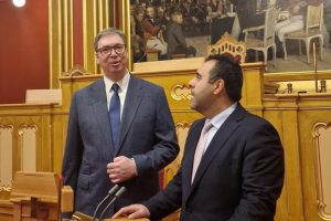 U okviru dvodnevne posjete Oslu: Vučić se sastao s predsjednikom parlamenta Norveške