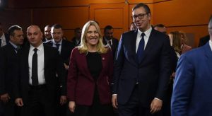 U okviru samita EU-Balkan: Cvijanovićeva se sastala sa Vučićem u Tirani