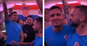 Procurio snimak: Vatreni slavili uz “Čavoglave”, Lovren i Brozović vikali “Za dom spremni” VIDEO