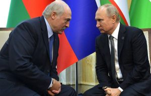 Tema bezbjedonosna situacija: Putin stigao u Minsk na sastanak sa Lukašenkom