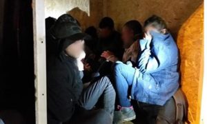 Vozač iskočio iz kombija u pokretu, u toku potraga: U vozilu bilo 18 migranata