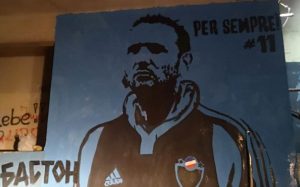 Mural u Podgorici posvećen Siniši Mihajloviću