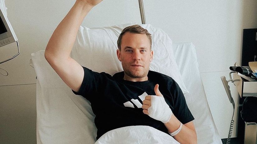 Golman Bajerna završio sezonu: Nojer polomio nogu FOTO