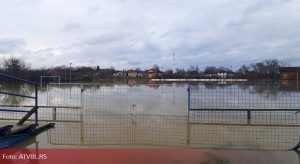 Nakom izlivanja kanala i rijeka: Poplavljen stadion “Berek” u Prijedoru
