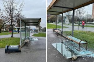 Incident u Zagrebu: Razbio stanicu, pa se zaletio na autobus
