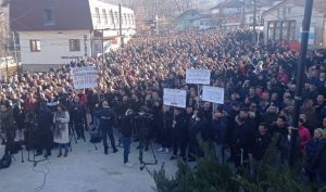 Uz Stefana i Miloša: Na skupu u Štrpcu zatražena bezbjednost za Srbe na Kosovu
